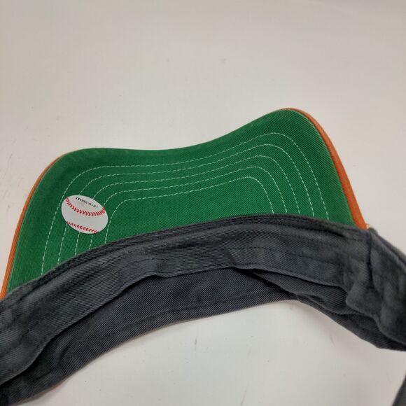 Forty Seven Brand Mens Sun Visor Strapback Cap Embroidered D Logo Orange OS - Picture 10 of 12